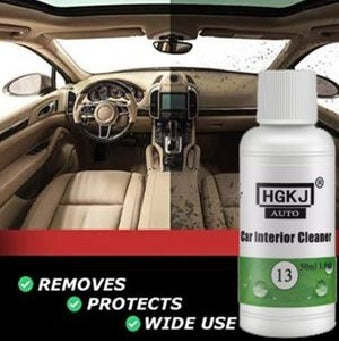 HGKJ 13 Car Leather Seat Interiors and Plastic Cleaner