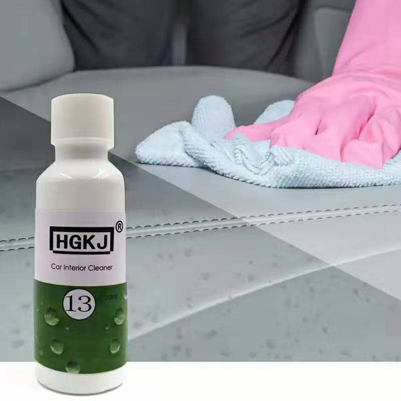 HGKJ 13 Car Leather Seat Interiors and Plastic Cleaner