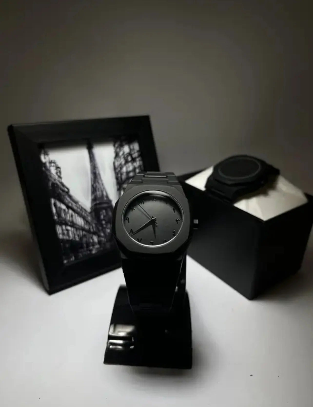 Full Black Aura Quartz Analog Watch