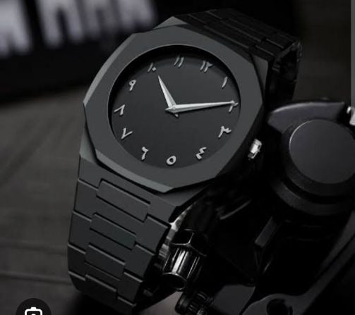 Full Black Aura Quartz Analog Watch