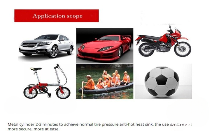 Foot And Hand Air Pump With Air Pressure Gauge – Fast Portable