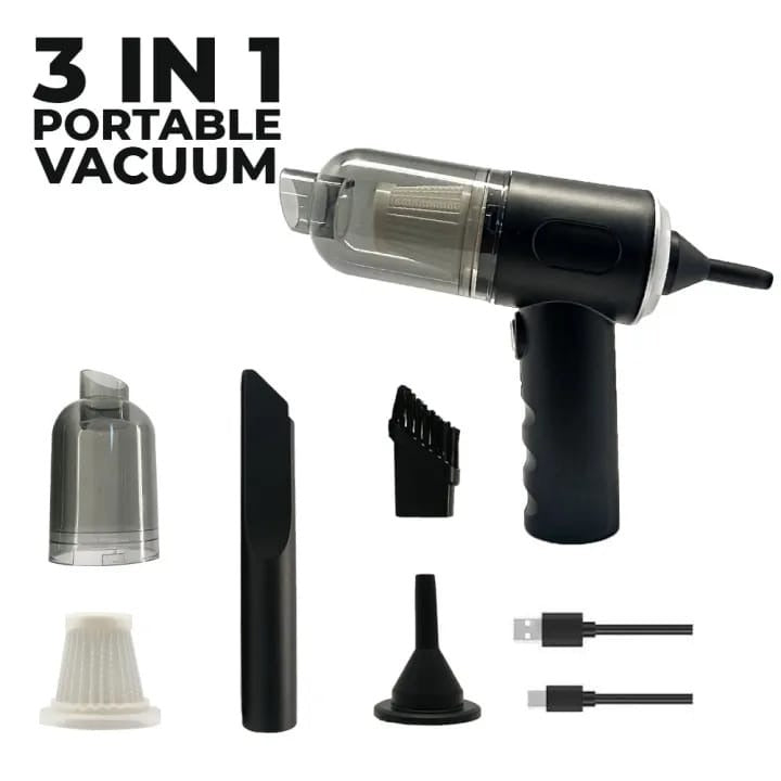 3 in 1 Portable Wireless Vacuum Cleaner