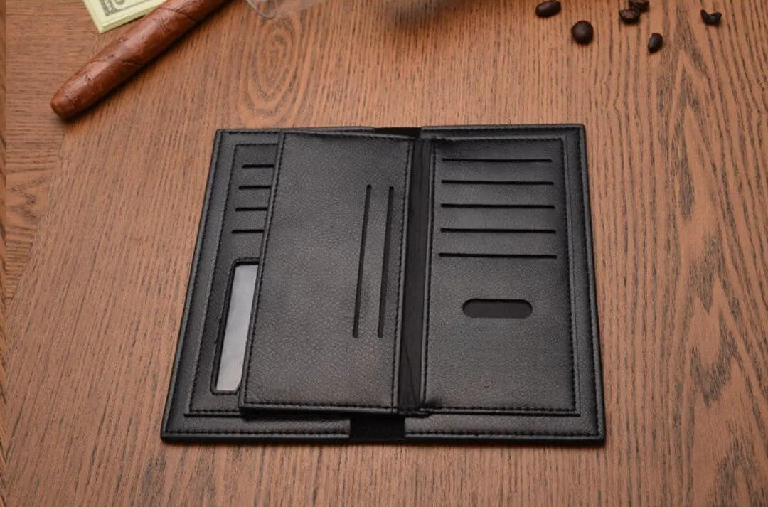 Stylish Slim Long PU leather wallet