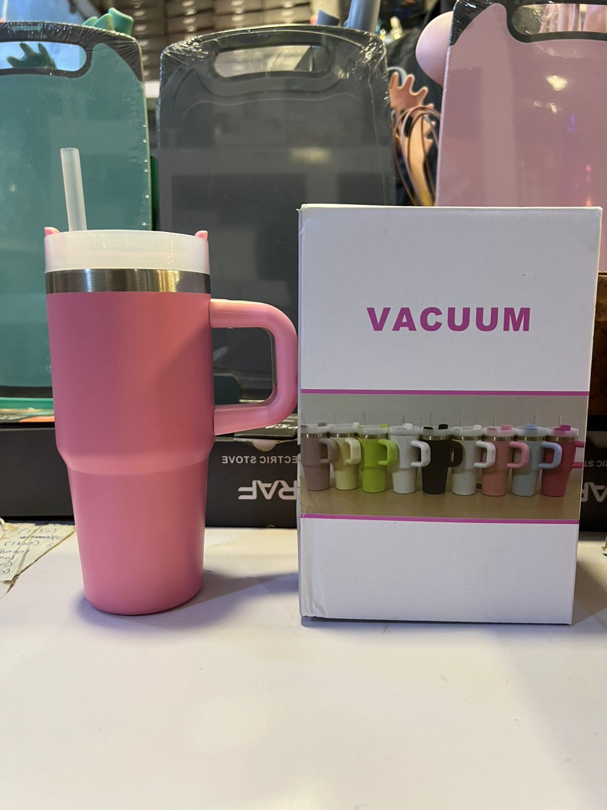 Mini Insulated Tumbler with Handle – Stainless Steel 480ml