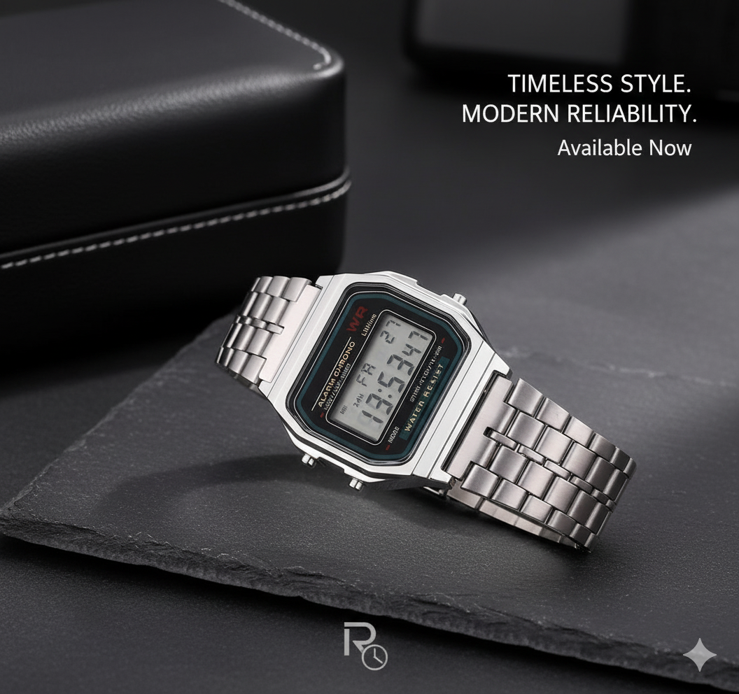 Classic Digital Bracelet Watch