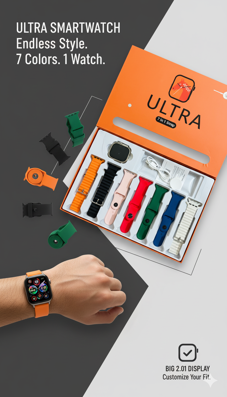 Ultra Smart Watch Ultra 7 in 1